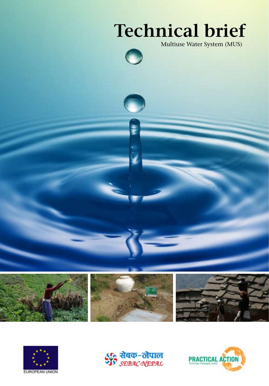 Technical  Brief:  Multiuse Water System (MUS)